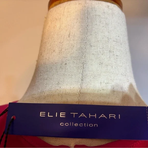 Elie Tahari Fuchsia Midi Dress - Picture 4 of 4